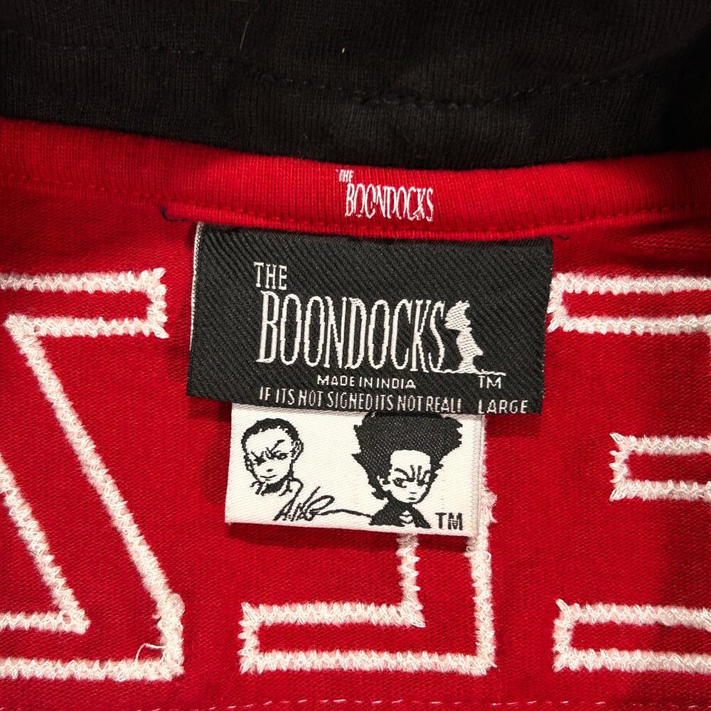 Boondocks Classic Reezy-100 hockey sportswear short sleeve jersey tshirt mens L - Picture 6 of 10